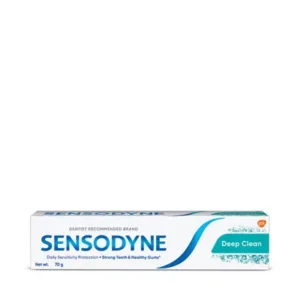 Deep clean toothpaste for sensitive teeth.