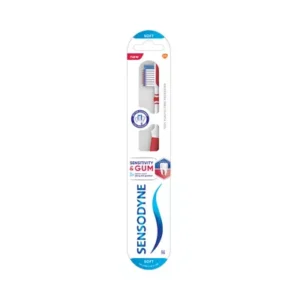 Designed to soothe sensitive teeth and gums.