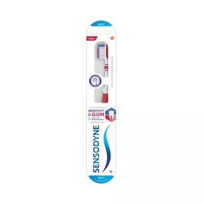 Designed to soothe sensitive teeth and gums.