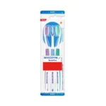 Value pack family toothbrushes with extra brush.