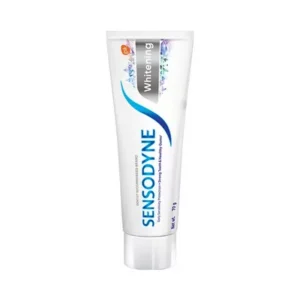 Whitening toothpaste for sensitive teeth.