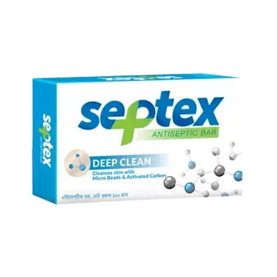 Septex deep clean soap 100gm purifying formula.
