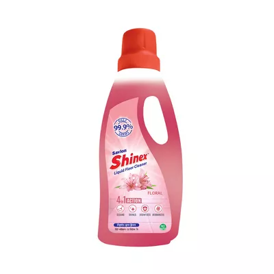 Large pack of floral floor cleaner for long-lasting use.