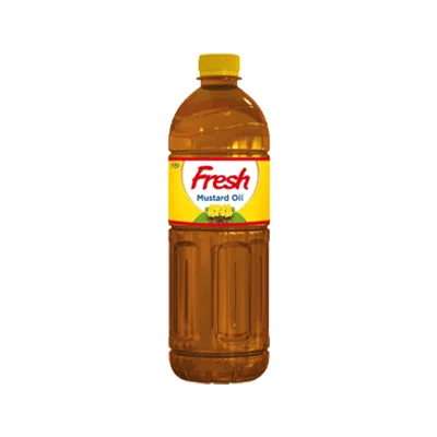 Fresh mustard oil 1L family pack.
