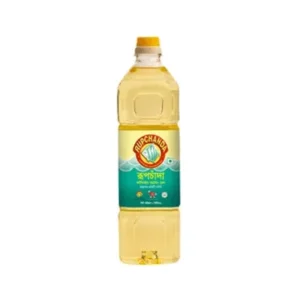 Rupchanda soyabean oil 1L standard pack.