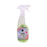 Spring-scented glass cleaner for streak-free shine.