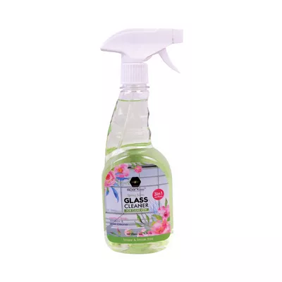 Spring-scented glass cleaner for streak-free shine.