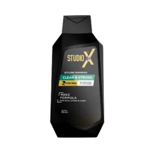 Men's clean strong shampoo for healthy hair.