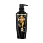 Black shine shampoo for radiant hair.