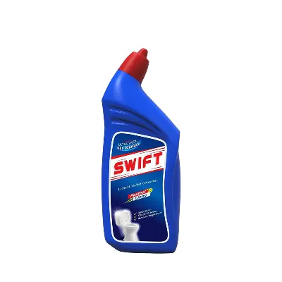 Compact fast-acting liquid cleaner.