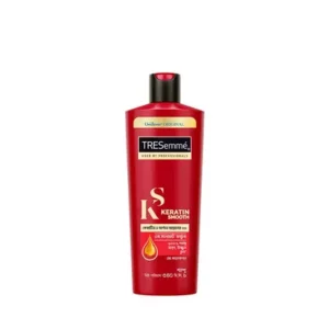 Travel-size keratin smooth shampoo.