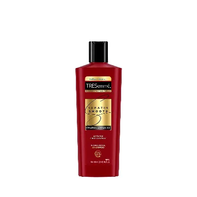 Compact keratin smooth shampoo.