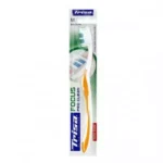 Medium bristle toothbrush for deep cleaning.