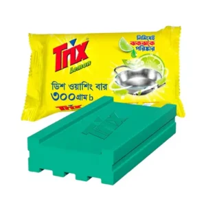Lemon-scented bar dish cleaner.