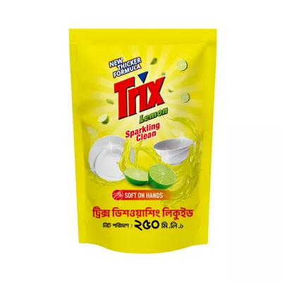 Lemon-scented dish cleaner refill.