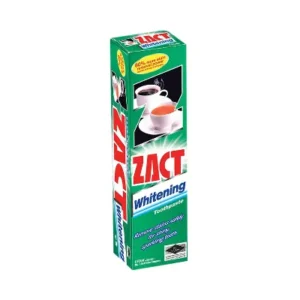 Whitening toothpaste for brighter smile.